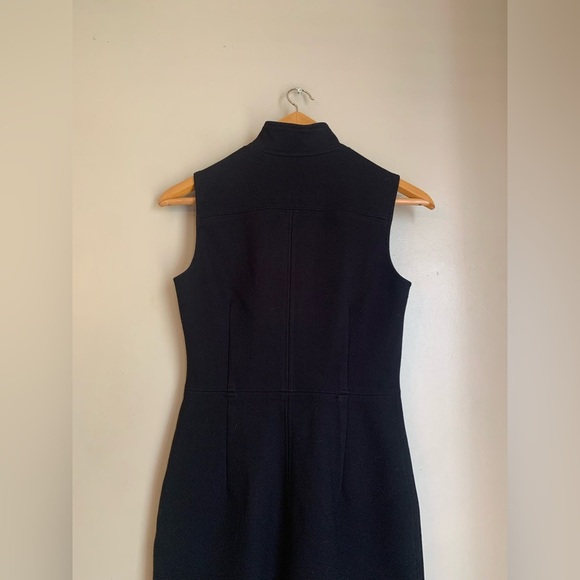 L'AGENCE Black Dress  Little Black Dress Zipper Front - Picture 5 of 8